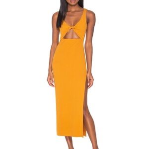 LSPACE Nico Midi Dress in Inka Gold
